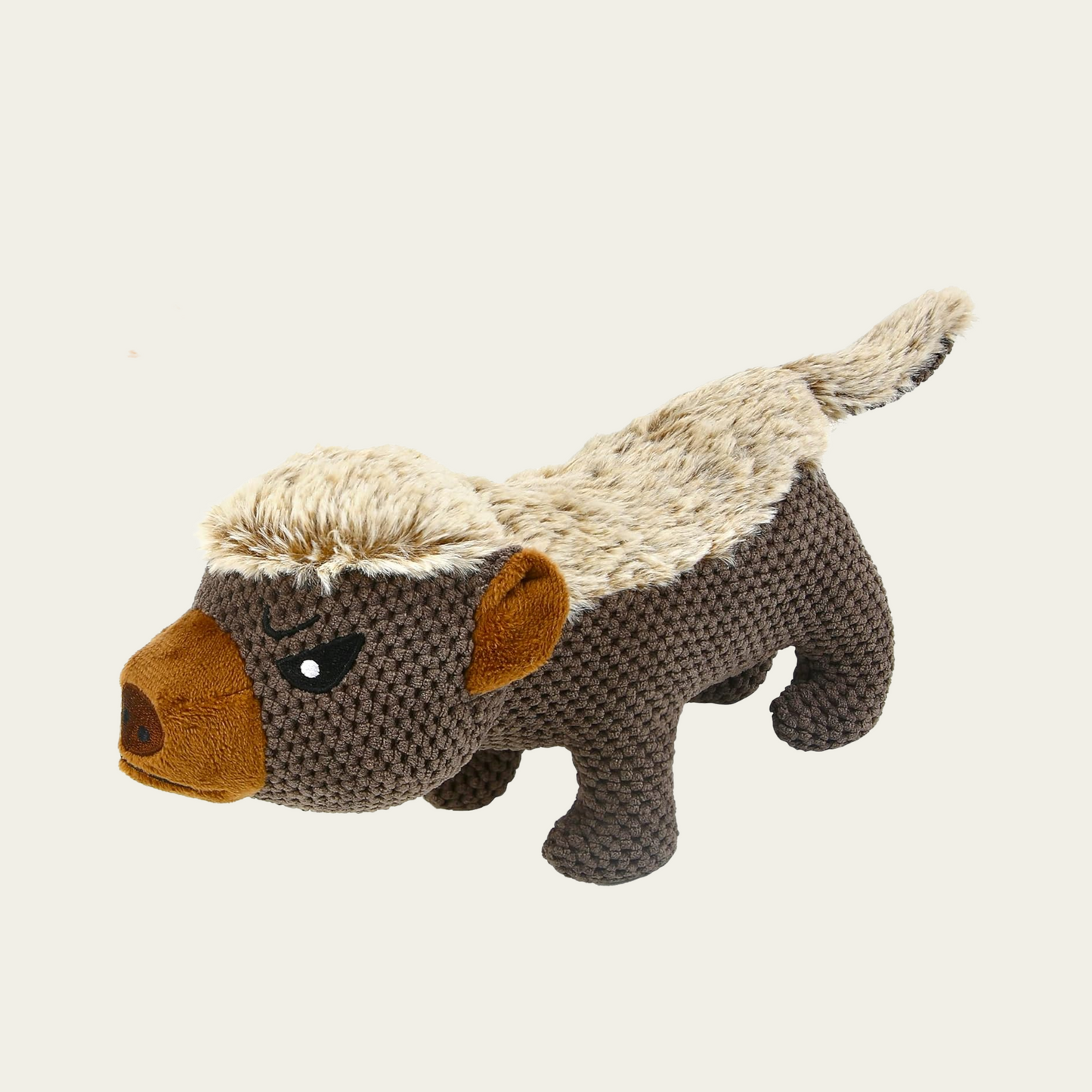 Indestructible Plush Chew Toy for Aggressive Chewers – Squeaky & Crinkle Paper