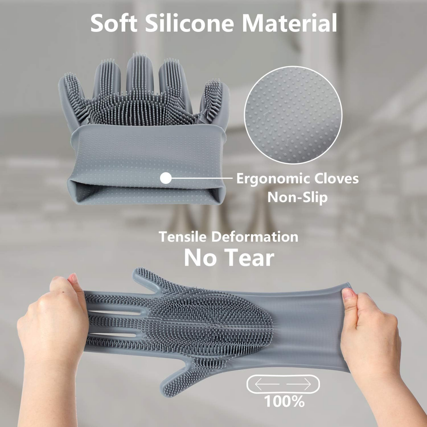 Gentle Touch Pet Grooming Gloves
