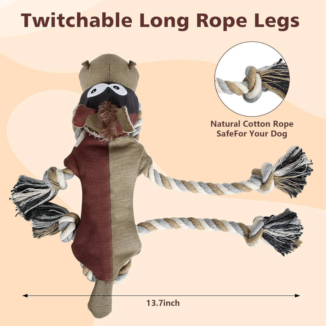 Tough Indestructible Dog Toy for Aggressive Chewers – Squeaky & Durable