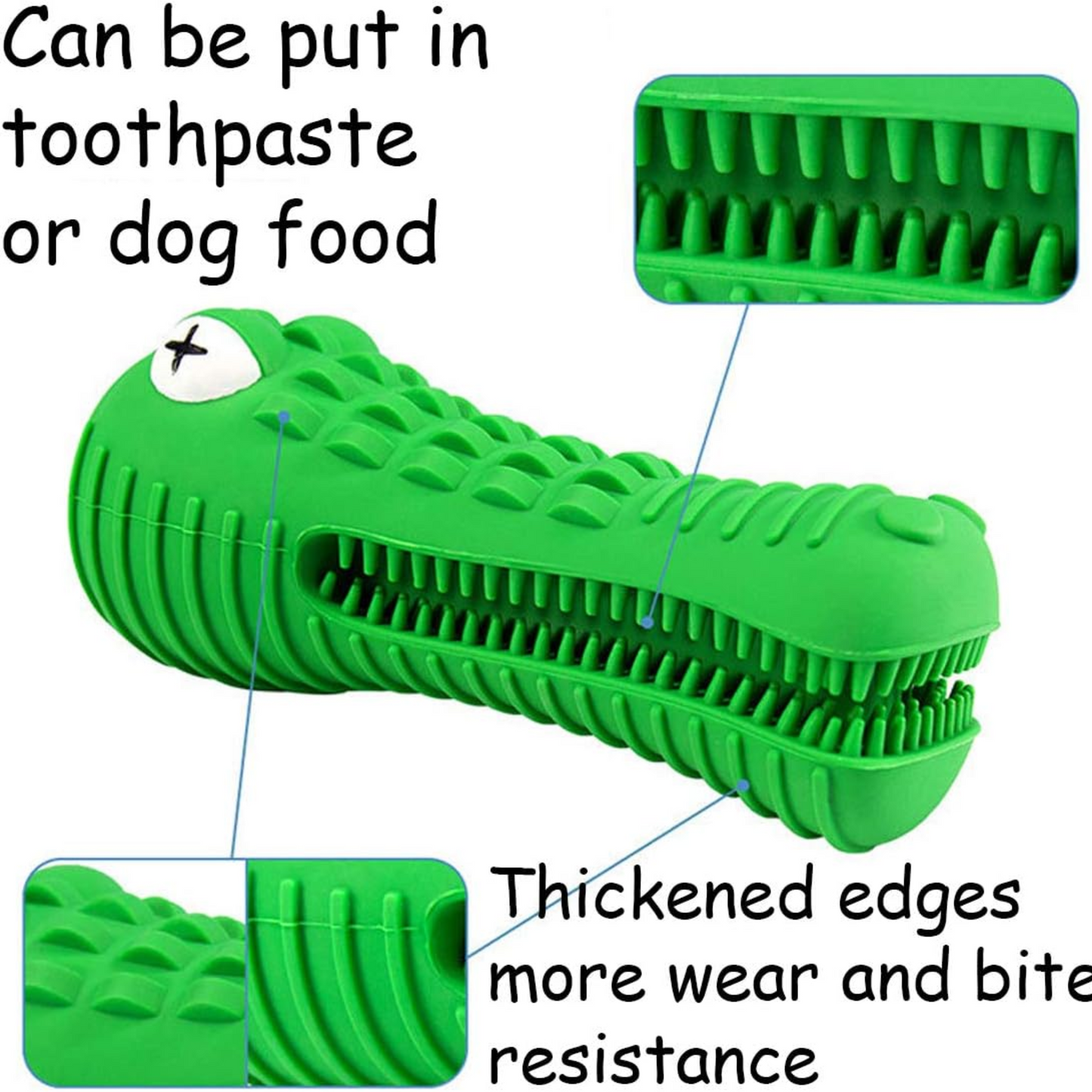 Crocodile Tough Chew Toy for Dogs