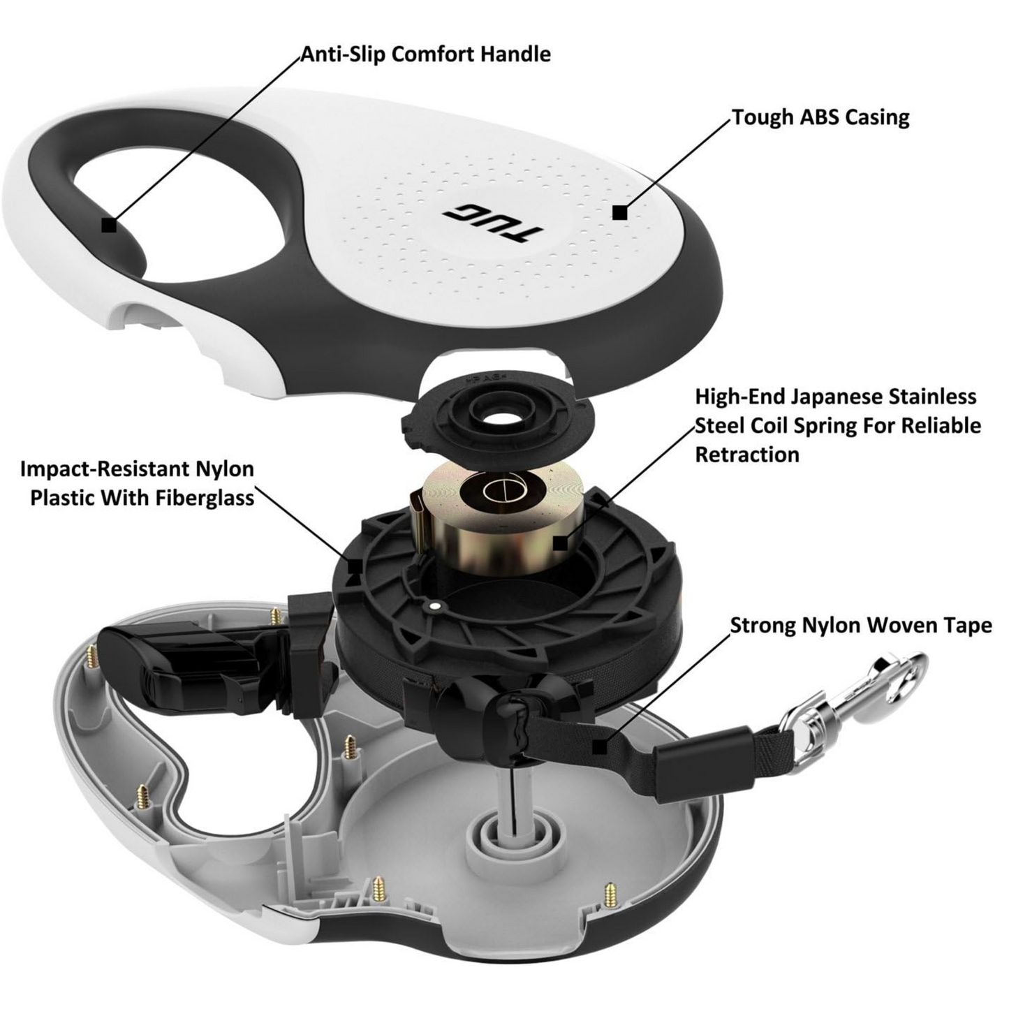 EasyGlide 360° Retractable Dog Lead
