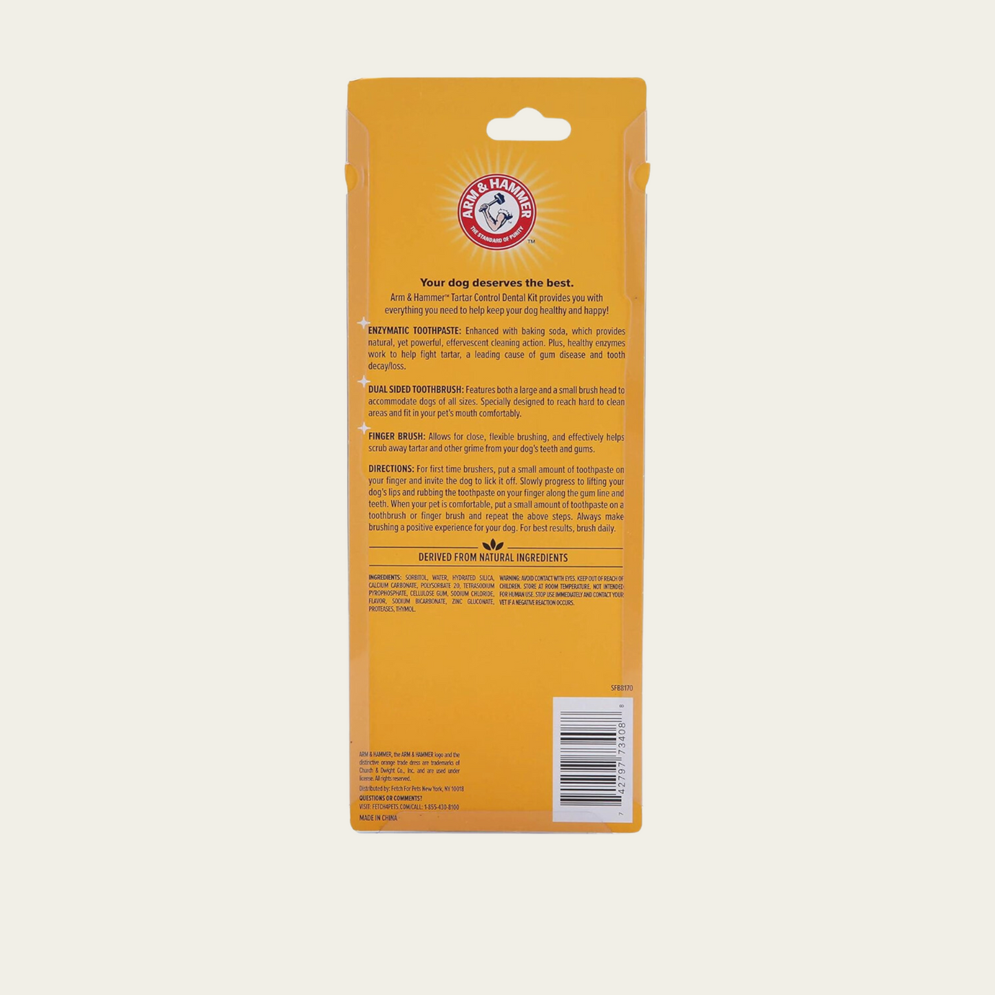 Dog Dental Care Tartar Control Kit for Dogs