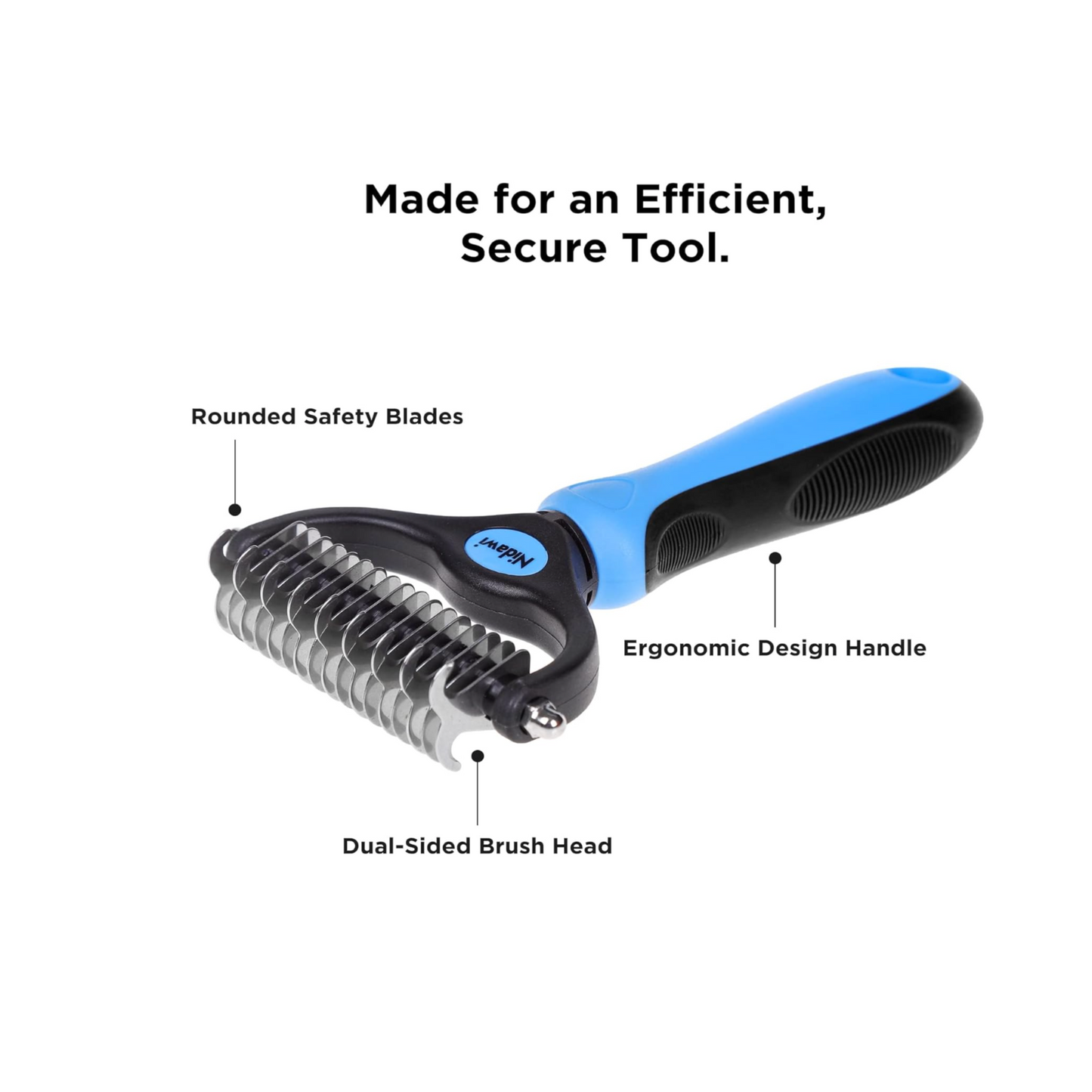 TangleTamer Double-Sided Pet Grooming Brush