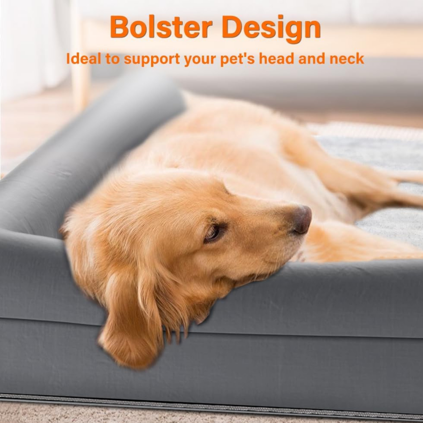 Orthopedic Dog Bed – Large Memory Foam Pet Sofa