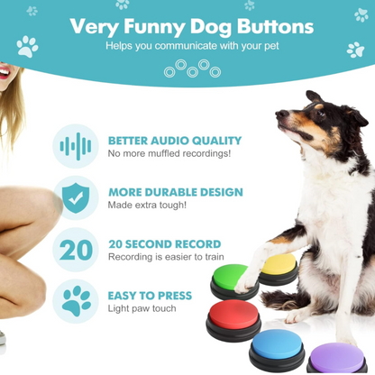 TalkTails Dog Talking Buttons Set