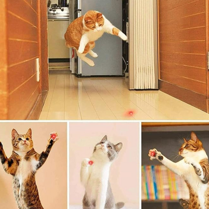 3-in-1 Cat Laser Pointer - Interactive Chaser Toy for Kittens and Dogs