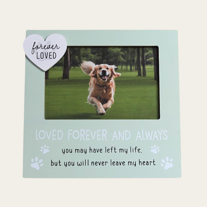 Pet Memorial Photo Frame - Dog or Cat Loss (4x6 Inch)