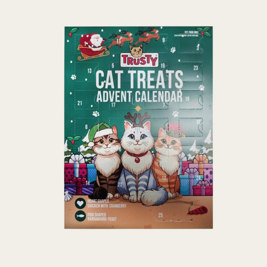 25 Days Christmas Advent Calendar Cat Treats