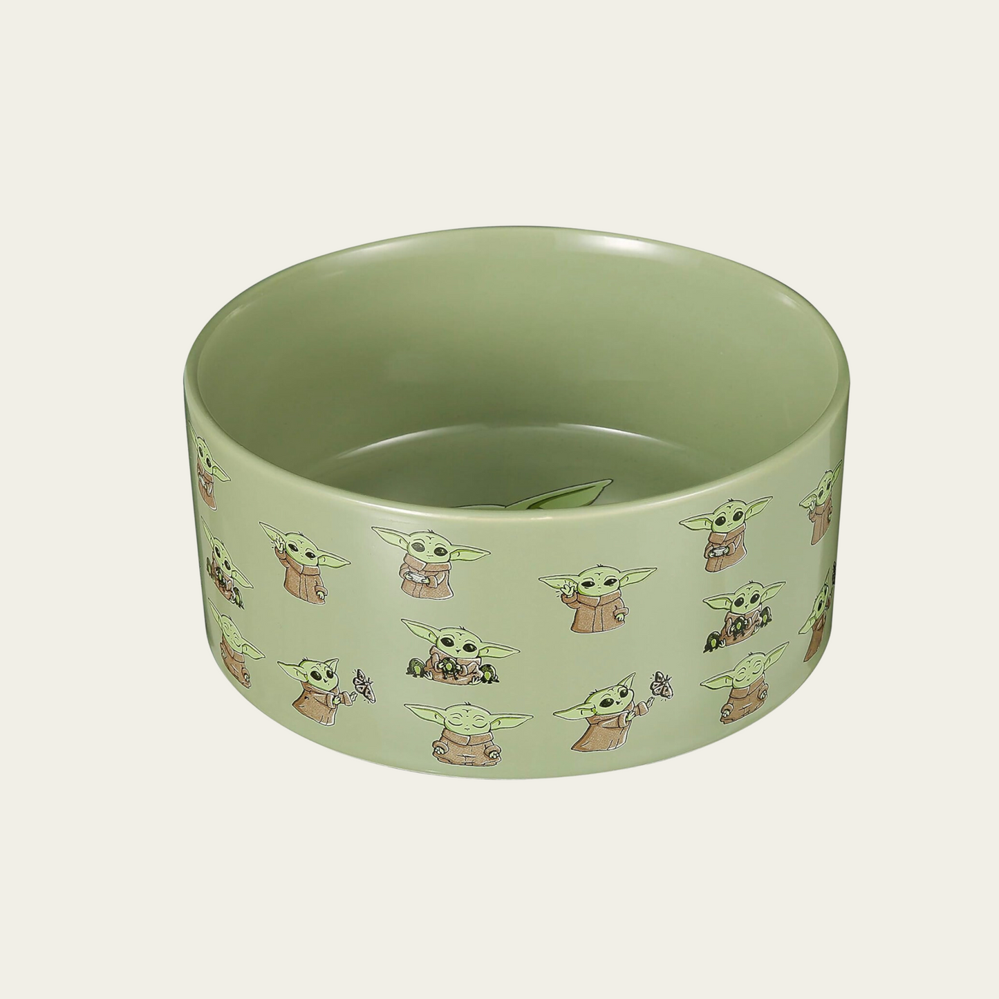 Star Wars Mandalorian Baby Yoda Ceramic Dog Bowl