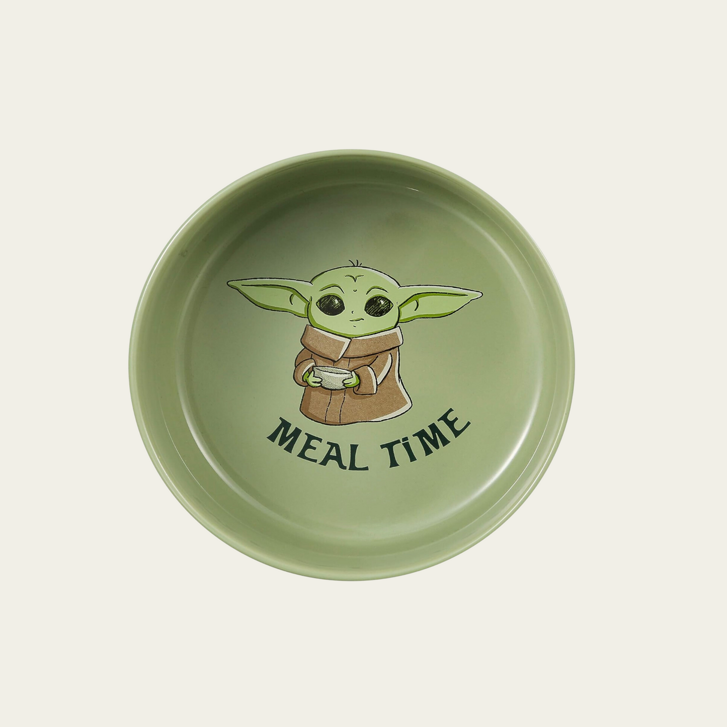 Star Wars Mandalorian Baby Yoda Ceramic Dog Bowl