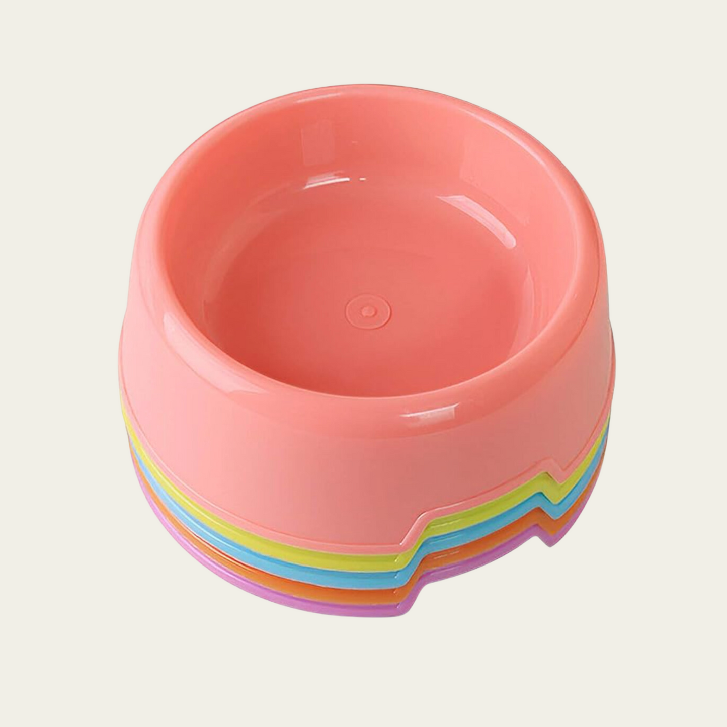 5 Pieces/Set Plastic Dog Bowls