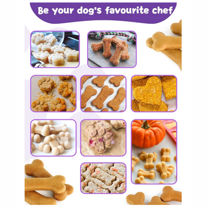 Homemade Dog Treat Kit – Silicone Molds & Cookie Cutters