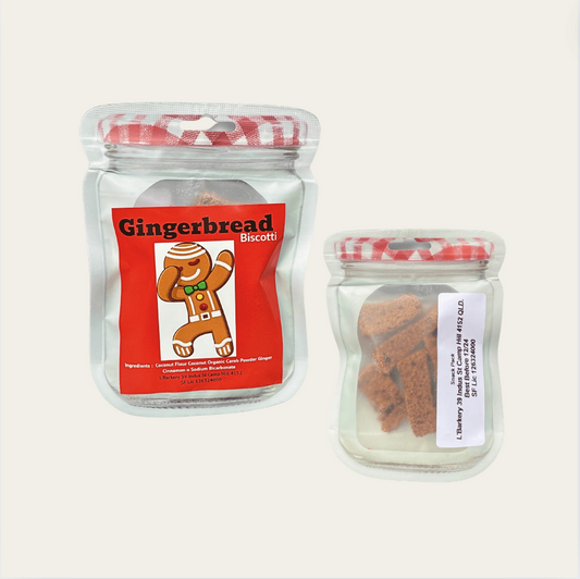 Gingerbread Biscotti Snack Pack - Dog Treat